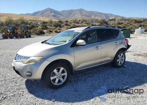 2009 Nissan Murano S z USA, uszkodzony, nr VIN JN8AZ18U59W026499